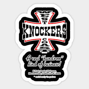 West Coast Knockers Sticker